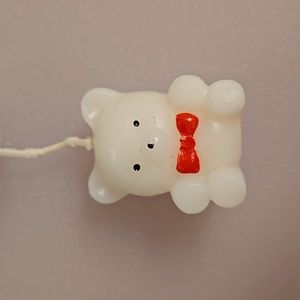 Avon gift collection 3 Wee Teddy Candles 1987   NIB Vintage